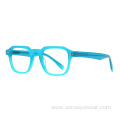 Square Design Mens Acetate Optical Frame Glasses